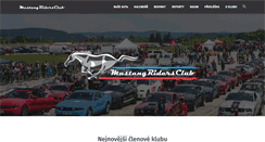 Desktop Screenshot of mustangridersclub.cz